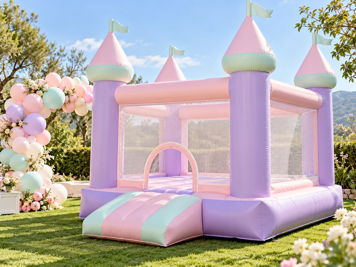 Pastel Celebration Castle